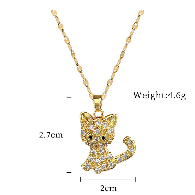 Collier Chat Magique