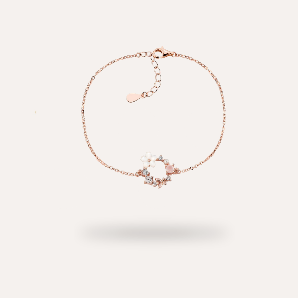 Bracelet Tulipe Rose